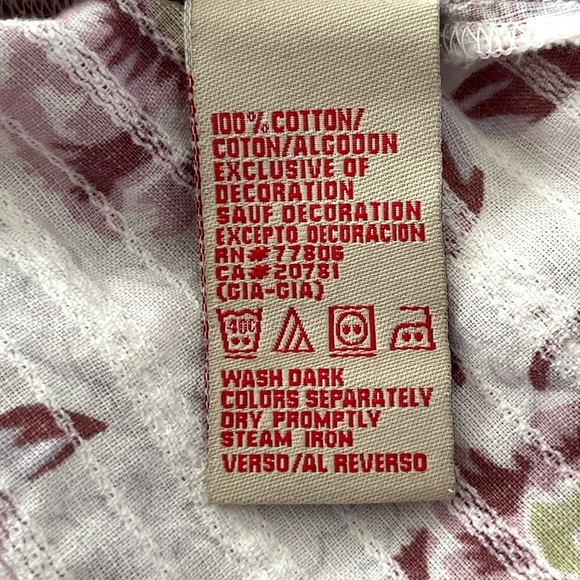 Rare Vintage Y2K Tommy Jeans Floral Country Western Pearl Snap Blouse Sz Large - Picture 8 of 10